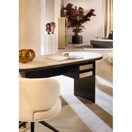 Scrivania direzionale Sensei Desk in legno laccato di Gallotti&Radice