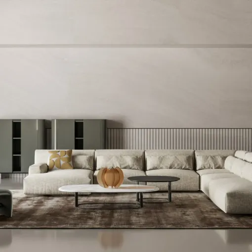 Salotto in tessuto Belloalto di Bonaldo