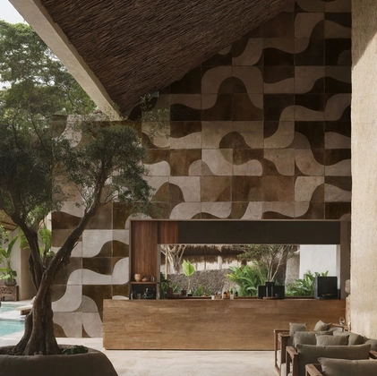 Carta da parati Cinnamon Shadows di Wall&Decò