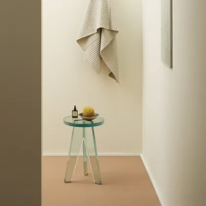 Tavolino Crystal Stool di Glas Italia