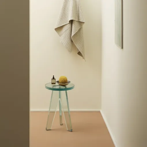 Tavolino Crystal Stool di Glas Italia