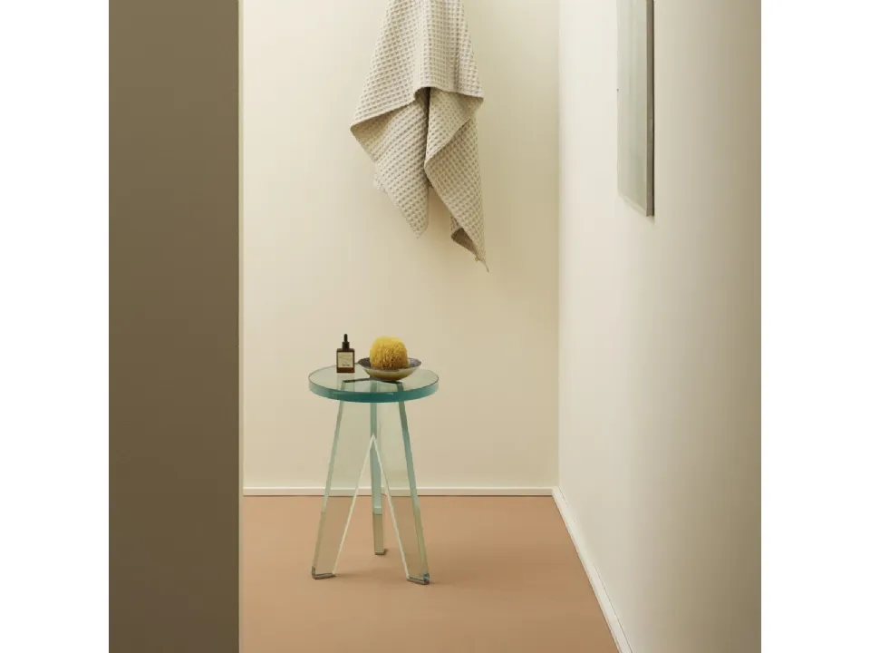 Tavolino Crystal Stool di Glas Italia