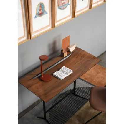 Scrittoio in legno massello Cut di Bross Italia