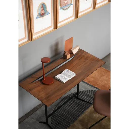 Scrittoio in legno massello Cut di Bross Italia