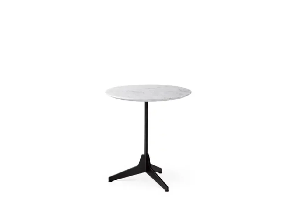Tavolino Hexa con top in marmo di Saba