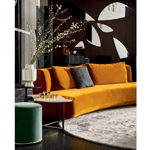 Specchio di design a forma di foglie Leaf di Gallotti&Radice