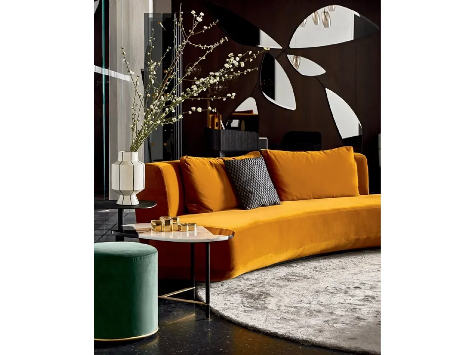 Specchio di design a forma di foglie Leaf di Gallotti&Radice