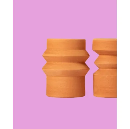 Tavolini in terracotta Mila e Milo di Miniforms