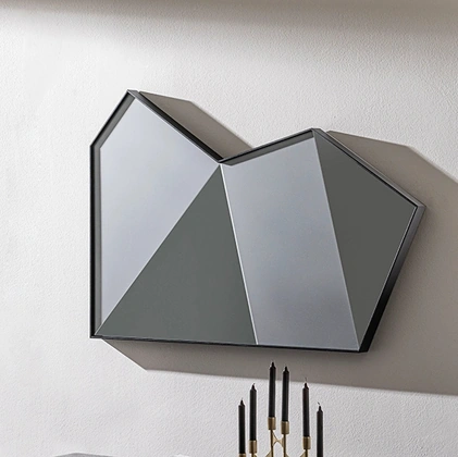 Specchiera Origani con cornice in metallo di Sovet