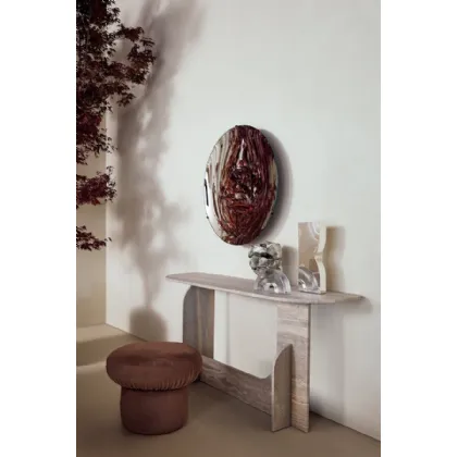 Pouf Nala in pelliccia ecologica di Gallotti&Radice
