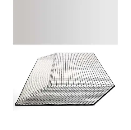 Tappeto con vello uniforme su tutta la superficie realizzato in 100% lana neozelandese Quaderna 150 di Zanotta