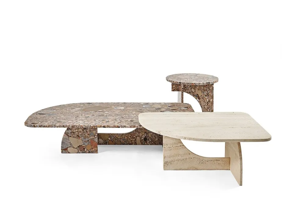 Tavolini in pietra Selce di Gallotti&Radice