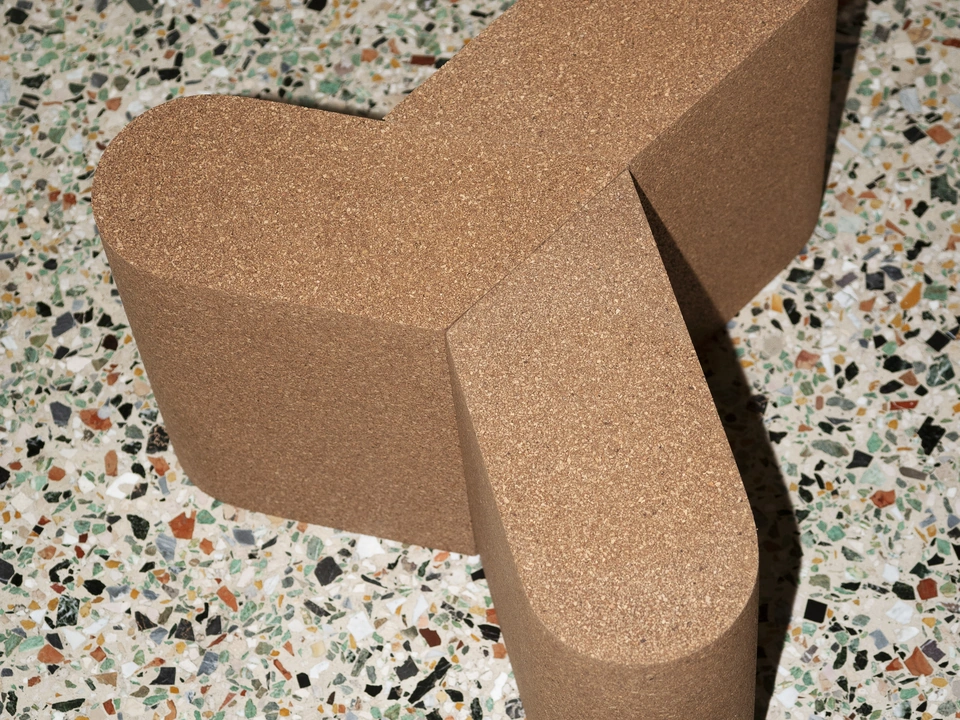 Tavolino in sughero Slice 3441 di Bross Italia