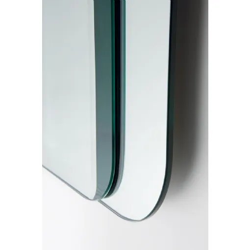 Specchio Lebel 10 formato da due specchi sovrapposti di Gallotti&Radice