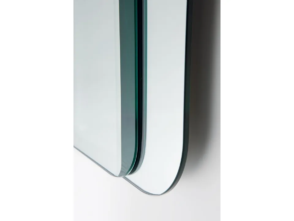 Specchio Lebel 10 formato da due specchi sovrapposti di Gallotti&Radice