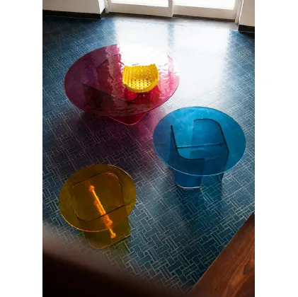 Tavolino Double L Glaze di Potocco