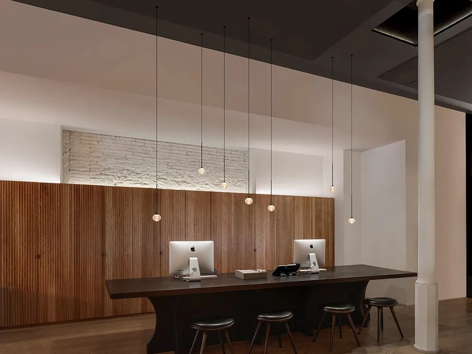 Lampada a sospensione Algorithm free di Vibia
