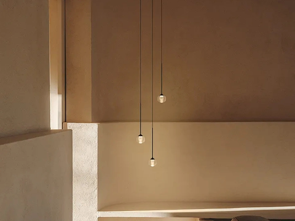 Lampada a sospensione Algorithm free di Vibia