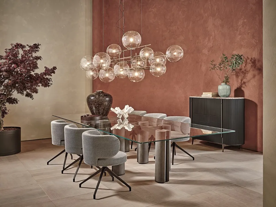 Lampada a sospensione Bolle Orizzontale di Gallotti&Radice