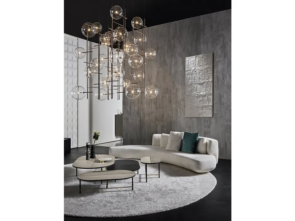 Lampada Bolle Tela di Gallotti&Radice