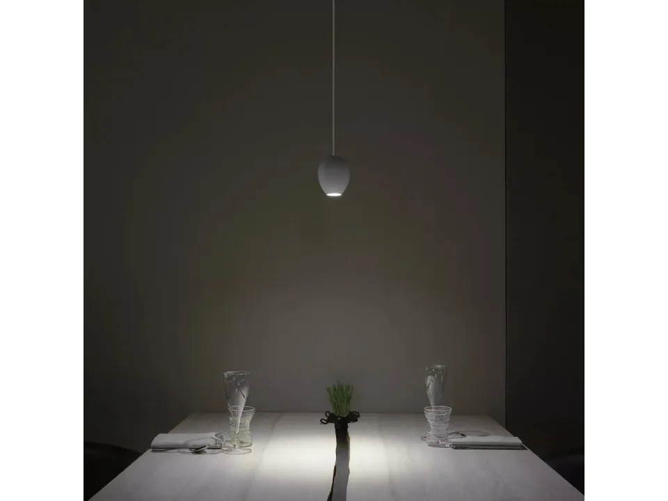 Lampada a sospensione in metallo di Davide Groppi