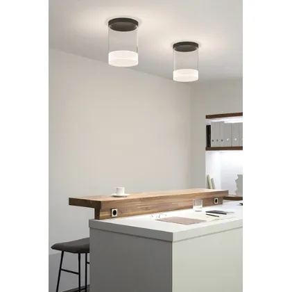 Lampada da parete in vetro borosilicato Guise di Vibia