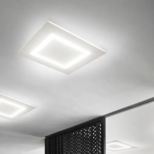 Lampada a soffitto Flat di Panzeri