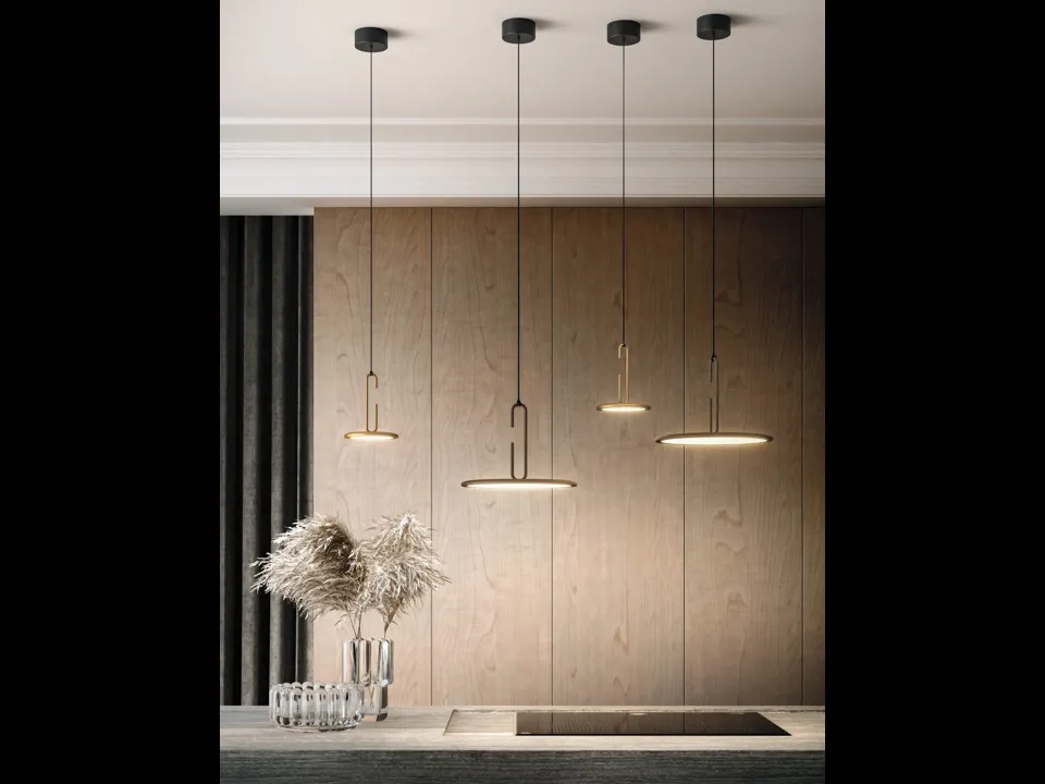 Lampada a sospensione Clip di Pentalight