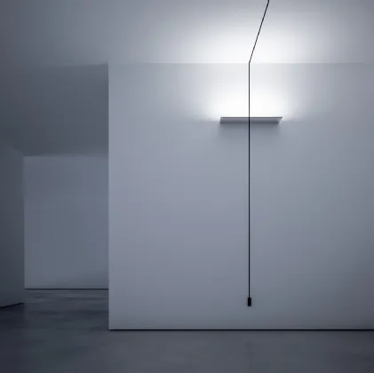 Lampada da parete in metallo e specchio Reflex di Davide Groppi