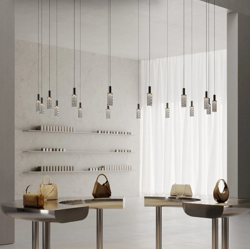 Lampada a sospensione Scent Pixel di Panzeri
