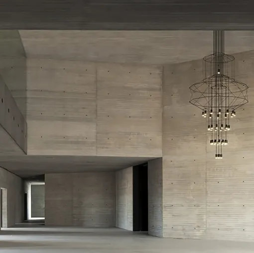 Lampada a sospensione Wireflow Chandelier di Vibia