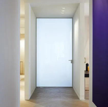 Porta per interni Aladin Swing Plain Duo Vetro di Glas Italia