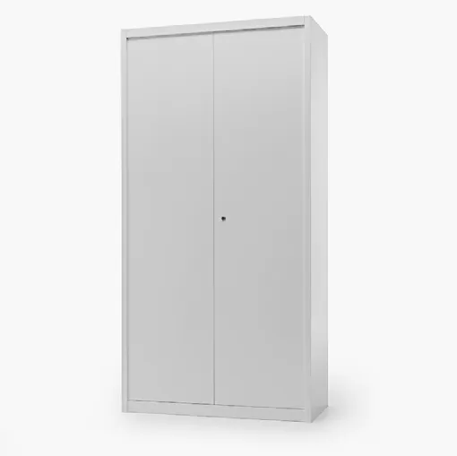 Armadio in metallo con ante battenti Classic White Alto di Fantin