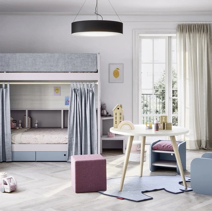 Cameretta con letti a castello Ergo di Nidi