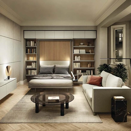 Letto a scomparsa LGM 2-0 Book Table di Clei