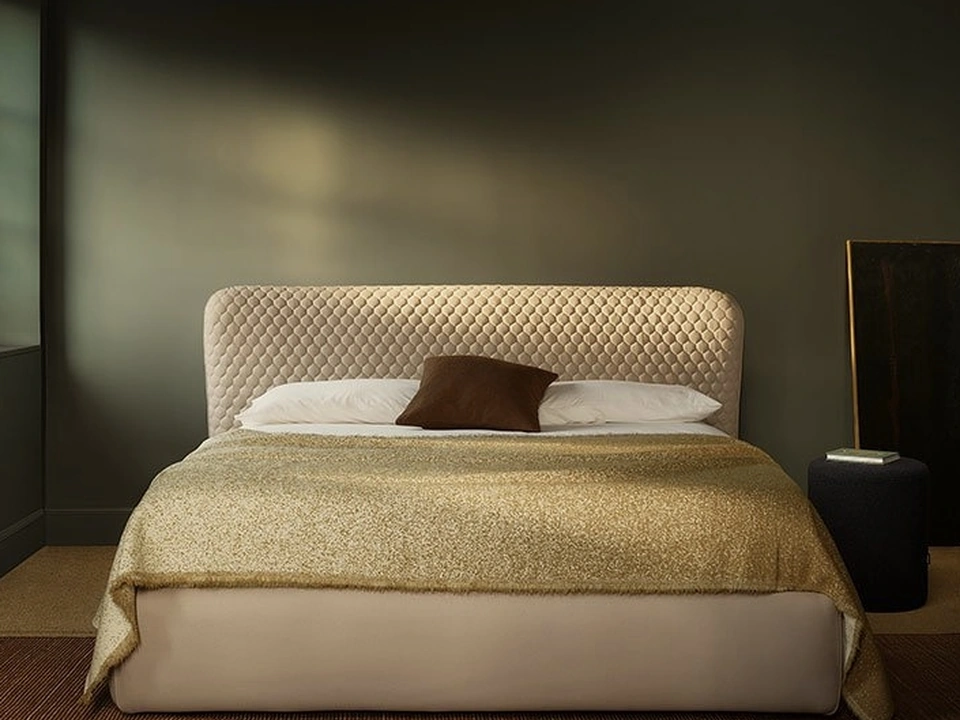 Letto imbottito Corolle di Bolzan Letti