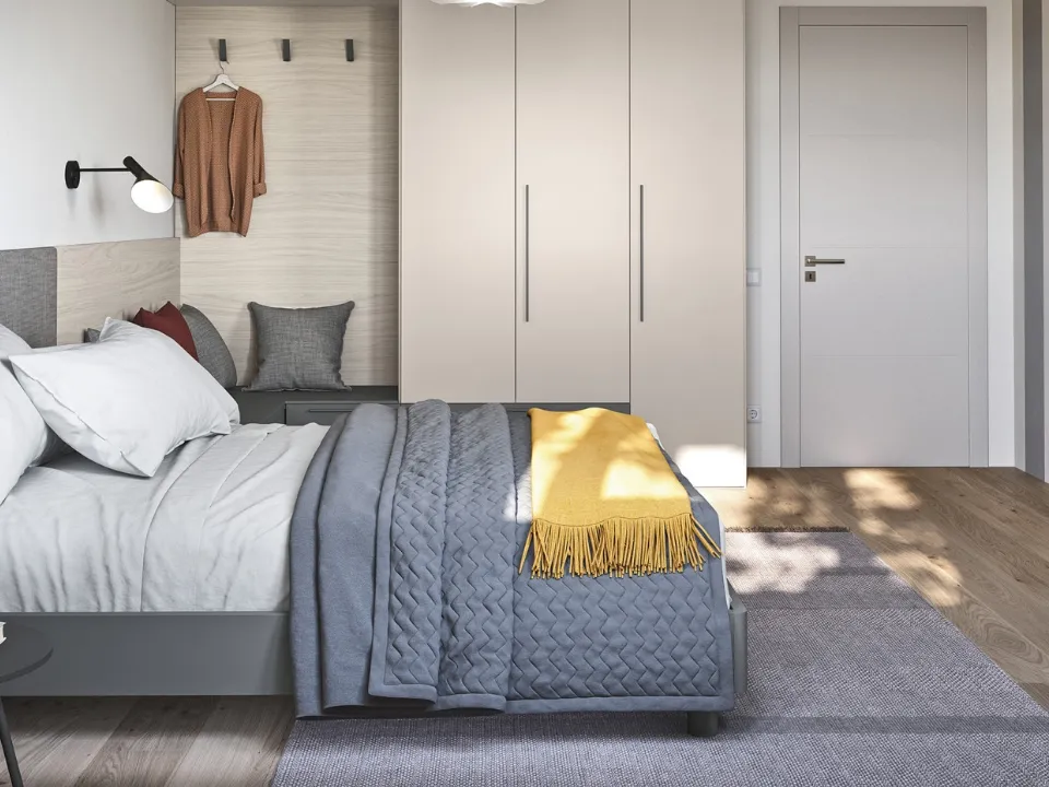 Letto con testiera a muro Arnad di Cinquanta3