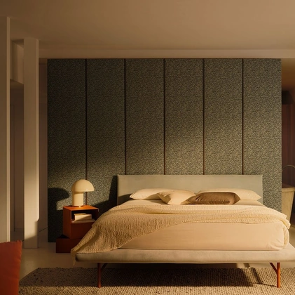 Letto imbottito Dora di Bolzan Letti