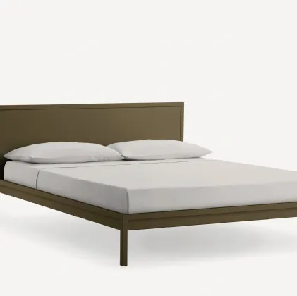 Letto Frame Bronze realizzato in metallo di Fantin