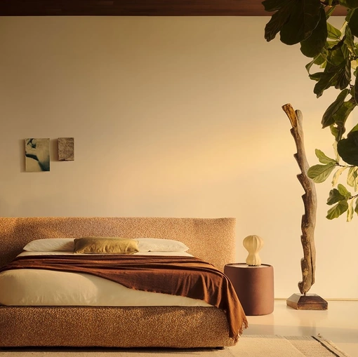 Letto con contenitore Milo di Bolzan Letti