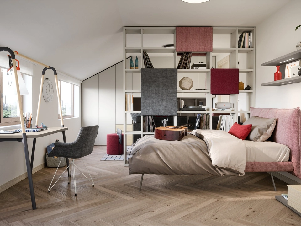 Letto singolo Pillow di Nidi