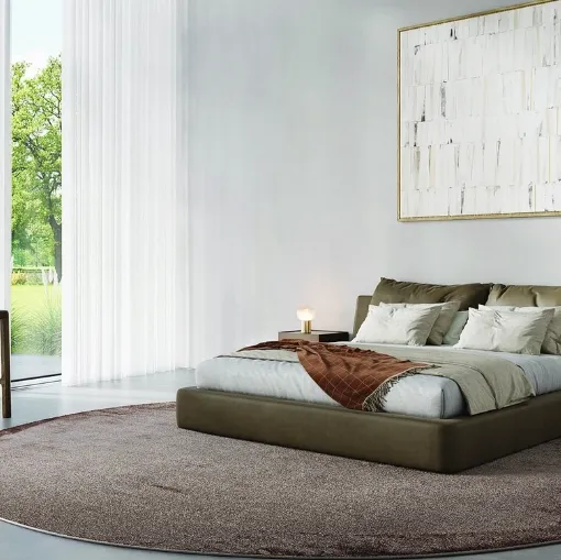 Letto in pelle Timeo di Alivar
