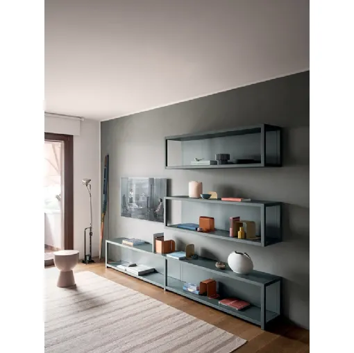 Libreria Frame Silver Blue di Fantin