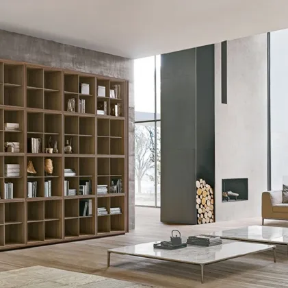Libreria componibile in Rovere Tratto di Alivar