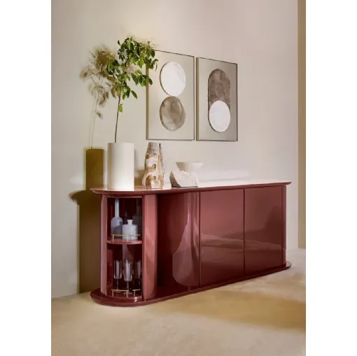 Madia Hide Seek Door in legno laccato lucido di Gallotti&Radice