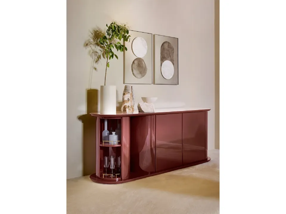 Madia Hide Seek Door in legno laccato lucido di Gallotti&Radice
