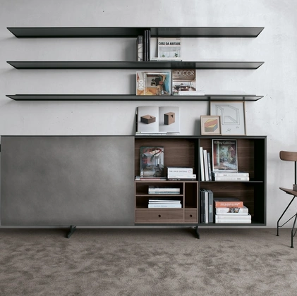 Parete Attrezzata Monolith configurazione 11 di Extendo