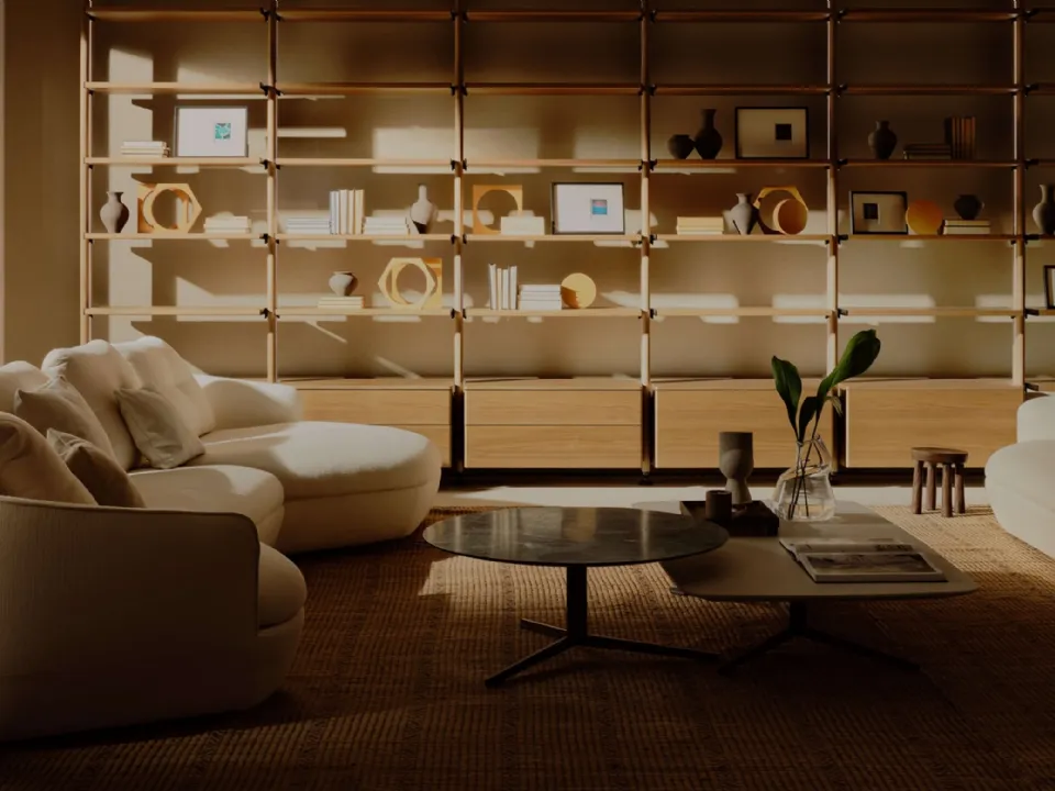 Salotto in tessuto Mirea di Lema