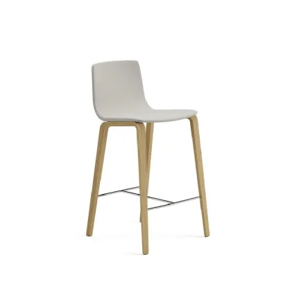 Sgabello Aava Stool in tessuto di Arper