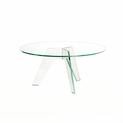 Tavolo rotondo Crystal di Glas Italia